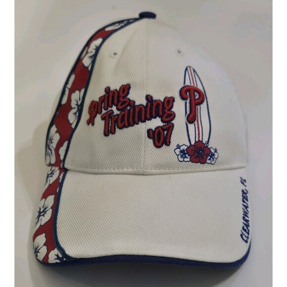 Vtg Philadelphia Phillies Hat Spring Training 2007 Clearwater FL MLB Baseball - Picture 1 of 6